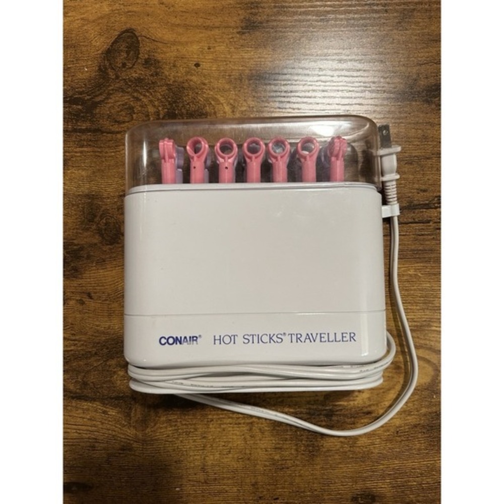 Conair Hot Sticks Traveller 14 Flexible Rollers Curlers Pageant Cheer TESTED